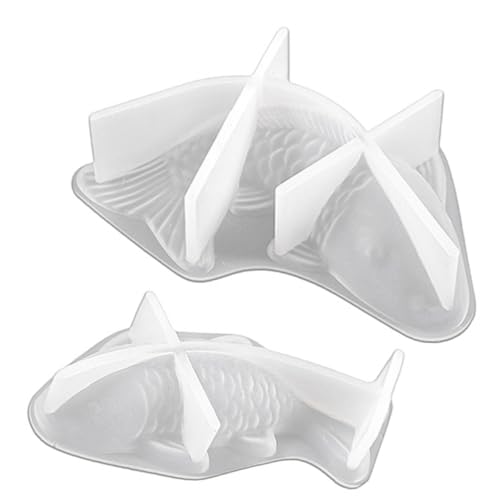 WEKAMOS 2 Stück Silikon Seifenform Fische DIY Kerzenform Wiederverwendbare Silikon Gießform für Duftkerzen und Seifenherstellung Sicher und Flexibel Einfach zu Reinigen WEKAMOS 2 Stück Silikon Seifenform Fische DIY Kerzenform Wiederverwendbare Silikon Gießform für Duftkerzen und Seifenherstellung Sicher und Flexibel Einfach zu Reinigen von WEKAMOS