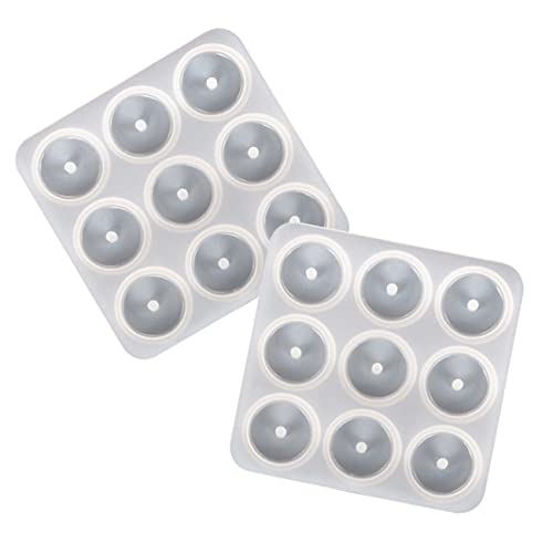 WEKAMOS 2 Stück Silikonform für DIY Anhänger Runde Fake Jade Gießform für Schmuckherstellung Flexibel und Langlebig für und Armbänder WEKAMOS 2 Stück Silikonform für DIY Anhänger Runde Fake Jade Gießform für Schmuckherstellung Flexibel und Langlebig für und Armbänder von WEKAMOS