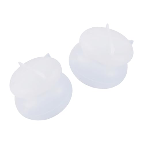 WEKAMOS 2 Stück Silikonformen für DIY Aufbewahrungsgläser Epoxidharz Silikonform für Kreative Bastelprojekte Kompakte und Einfach zu Entformende Silikonmoulds von WEKAMOS