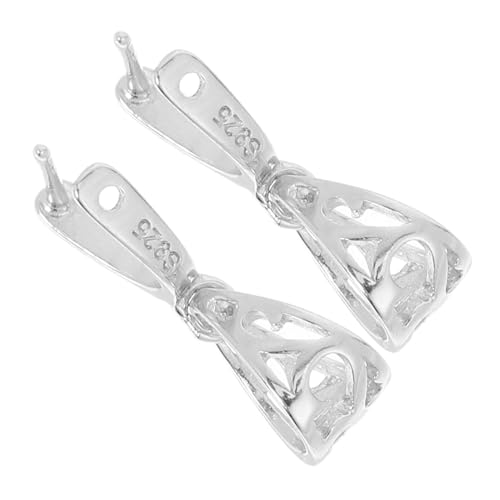 WEKAMOS 2 Stück Sterling Silber Anhängerverbinder Verschluss für Halsketten Armbänder Schmuckherstellung DIY Zubehör Sicherer Verschluss Vielseitig Einsetzbar WEKAMOS 2 Stück Sterling Silber Anhängerverbinder Verschluss für Halsketten Armbänder Schmuckherstellung DIY Zubehör Sicherer Verschluss Vielseitig Einsetzbar von WEKAMOS