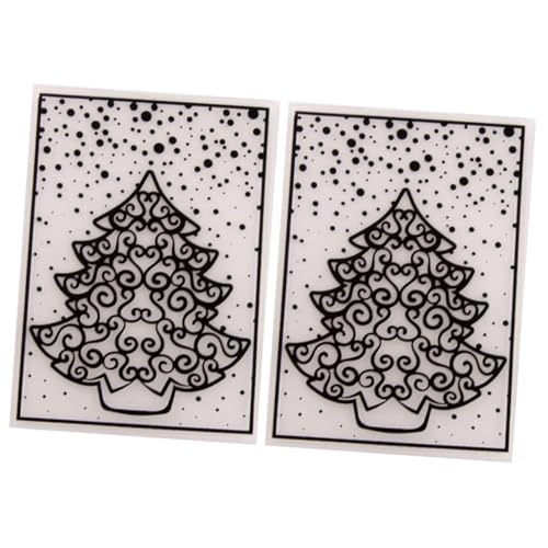 WEKAMOS 2 Stück Teiliges DIY Embossing Schablonen Baum Motiv Kunststoff Prägevorlage für Scrapbooking Album Papier Dekoration Stabiles Prägeschablonen Zubehör für Basteln WEKAMOS 2 Stück Teiliges DIY Embossing Schablonen Baum Motiv Kunststoff Prägevorlage für Scrapbooking Album Papier Dekoration Stabiles Prägeschablonen Zubehör für Basteln von WEKAMOS