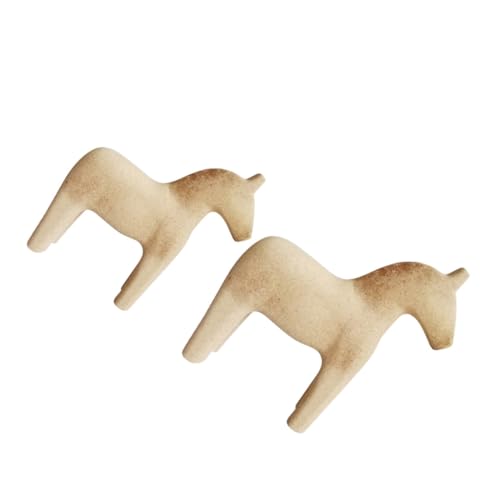 WEKAMOS 2 Stück Teiliges DIY Holzpferd Naturbelassene Pferdefiguren zum Bemalen und Basteln Kreative Kindergeburtstagsdeko Umweltfreundliche Holzornamente für Mädchen und Jungen WEKAMOS 2 Stück Teiliges DIY Holzpferd Naturbelassene Pferdefiguren zum Bemalen und Basteln Kreative Kindergeburtstagsdeko Umweltfreundliche Holzornamente für Mädchen und Jungen von WEKAMOS