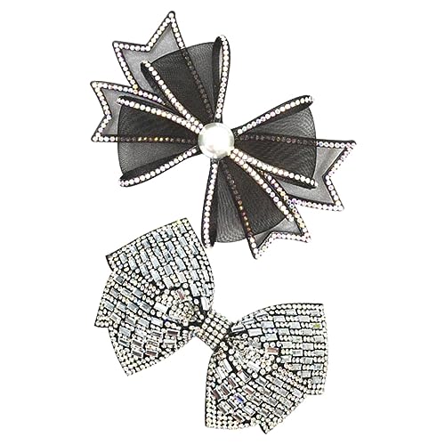 WEKAMOS 2 Stück Teiliges DIY Schleifen Bügelapplikationen mit Strasssteinen Leichte Kompakte Haarschmuck und Schuhdekorationsmaterialien für Kinderkleidung Taschen und Kreative WEKAMOS 2 Stück Teiliges DIY Schleifen Bügelapplikationen mit Strasssteinen Leichte Kompakte Haarschmuck und Schuhdekorationsmaterialien für Kinderkleidung Taschen und Kreative von WEKAMOS
