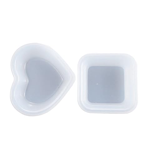 WEKAMOS 2 Stück Teiliges Herz und Silikon Gießform für DIY Platten Kreative Formen für Epoxidharz Schmuck Untersetzer und Dekoration WEKAMOS 2 Stück Teiliges Herz und Silikon Gießform für DIY Platten Kreative Formen für Epoxidharz Schmuck Untersetzer und Dekoration von WEKAMOS