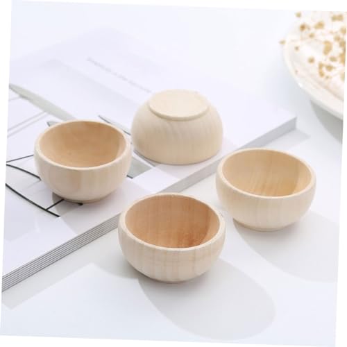 WEKAMOS 2 Stück Teiliges Kleine Holzschalen zum Bemalen Naturbelassene DIY Mini Holzschalen Kreative Holzspielzeuge für Glatte Holzdekoration für Handwerk und Wohnambiente WEKAMOS 2 Stück Teiliges Kleine Holzschalen zum Bemalen Naturbelassene DIY Mini Holzschalen Kreative Holzspielzeuge für Glatte Holzdekoration für Handwerk und Wohnambiente von WEKAMOS