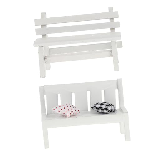 WEKAMOS 2 Stück Teiliges Miniaturstuhl Bank Kreative Handgefertigte Dekofigur für Wohnzimmer Schlafzimmer Künstlerische Wohnaccessoires Eleganter Puppenhaus Schmuck WEKAMOS 2 Stück Teiliges Miniaturstuhl Bank Kreative Handgefertigte Dekofigur für Wohnzimmer Schlafzimmer Künstlerische Wohnaccessoires Eleganter Puppenhaus Schmuck von WEKAMOS