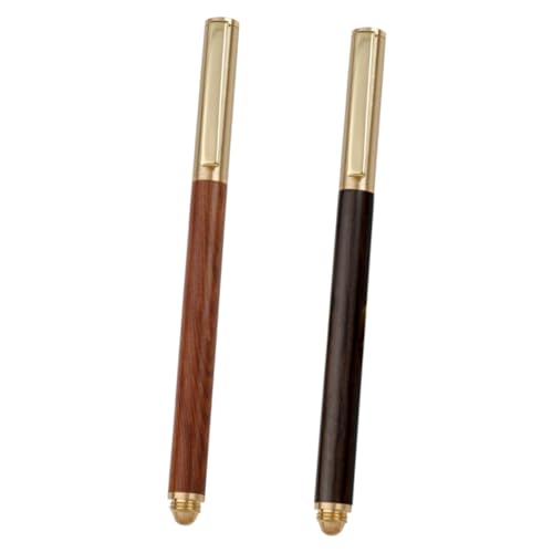 WEKAMOS 2 Stück Teiliges Office Gel Pen mit Rutschfestem Design Glattes Schreiben Langlebige Kugelschreiber mit Clip für Büro und Schule Vielseitige Schreibgeräte von WEKAMOS