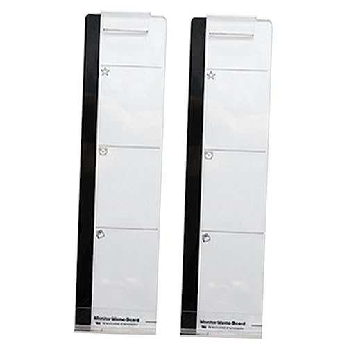 WEKAMOS 2 Stück Transparentes Memo Board für Computerbildschirm Haftnotizen Organizer Notizbrett zur Verbesserung Ihres Arbeitsplatzes Leicht und Elegant Für Einen Aufgeräumten WEKAMOS 2 Stück Transparentes Memo Board für Computerbildschirm Haftnotizen Organizer Notizbrett zur Verbesserung Ihres Arbeitsplatzes Leicht und Elegant Für Einen Aufgeräumten von WEKAMOS