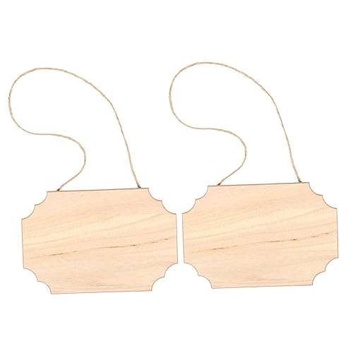 WEKAMOS 2 Stück Unbehandeltes Holzschild Diy Holzplakette zum Aufhängen für Dekoration Naturholz mit Glatter Oberfläche für Beschriftungen und Bastelprojekte WEKAMOS 2 Stück Unbehandeltes Holzschild Diy Holzplakette zum Aufhängen für Dekoration Naturholz mit Glatter Oberfläche für Beschriftungen und Bastelprojekte von WEKAMOS