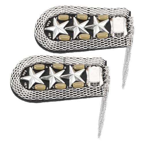 WEKAMOS 2 Stück Vintage Schulter quasten Epauletten Broschen Metall Schmuck mit Auffälligen Fransen Dekorative Anstecknadeln für Damen und Herren Stilvolle Kleidung Accessoires WEKAMOS 2 Stück Vintage Schulter quasten Epauletten Broschen Metall Schmuck mit Auffälligen Fransen Dekorative Anstecknadeln für Damen und Herren Stilvolle Kleidung Accessoires von WEKAMOS