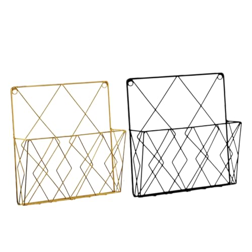 WEKAMOS 2 Stück Wandmontierter Aktenorganizer aus Teiliges Eleganter Zeitschriftenständer für Büro und Zuhause zur Aufbewahrung von Unterlagen und Büchern Platzsparend und Dekorativ WEKAMOS 2 Stück Wandmontierter Aktenorganizer aus Teiliges Eleganter Zeitschriftenständer für Büro und Zuhause zur Aufbewahrung von Unterlagen und Büchern Platzsparend und Dekorativ von WEKAMOS