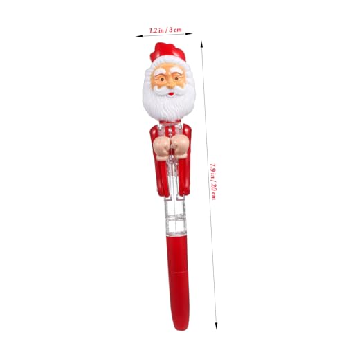 WEKAMOS 2 Stück Weihnachtsmann Kugelschreiber Dekompressions Kugelschreiber mit Blauem Schreibkern Weihnachtsdeko Party Zubehör Kunststoffgriff Komfortabel Zufällige Farbe WEKAMOS 2 Stück Weihnachtsmann Kugelschreiber Dekompressions Kugelschreiber mit Blauem Schreibkern Weihnachtsdeko Party Zubehör Kunststoffgriff Komfortabel Zufällige Farbe von WEKAMOS