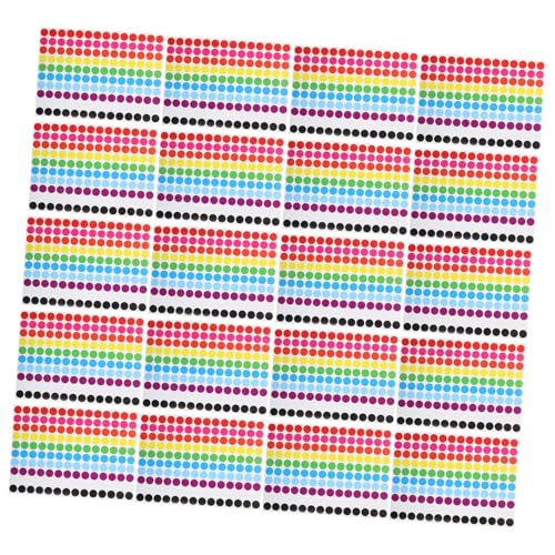 WEKAMOS 20 Blatt Bunte Klebepunkte Selbstklebende Runde Aufkleber für Einfache Beschriftung und Organisation für Zuhause Schule und Büro Vielseitig Einsetzbar WEKAMOS 20 Blatt Bunte Klebepunkte Selbstklebende Runde Aufkleber für Einfache Beschriftung und Organisation für Zuhause Schule und Büro Vielseitig Einsetzbar von WEKAMOS