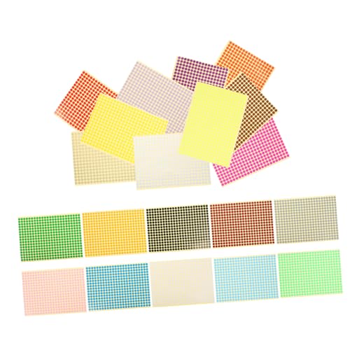 WEKAMOS 20 Blatt Bunte Selbstklebende Runde Punktaufkleber Farbige Markierungspunkte Etiketten Zum Beschriften DIY Farbige Klebepunkte Für Büro Haushalt Organisation WEKAMOS 20 Blatt Bunte Selbstklebende Runde Punktaufkleber Farbige Markierungspunkte Etiketten Zum Beschriften DIY Farbige Klebepunkte Für Büro Haushalt Organisation von WEKAMOS