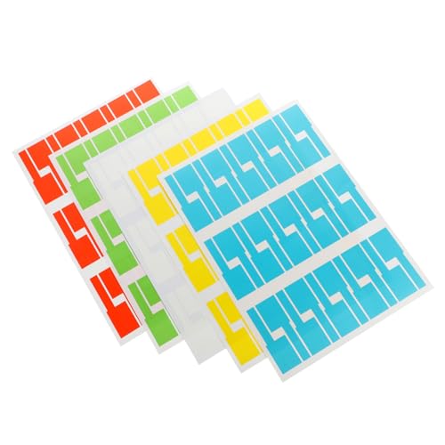 WEKAMOS 20 Blatt Kabeletiketten Aufkleber Wasserdichte Kabelmarkierer Selbstklebend Flexibel Für LAN USB Audio und Videokabel Cable Identification Tags WEKAMOS 20 Blatt Kabeletiketten Aufkleber Wasserdichte Kabelmarkierer Selbstklebend Flexibel Für LAN USB Audio und Videokabel Cable Identification Tags von WEKAMOS