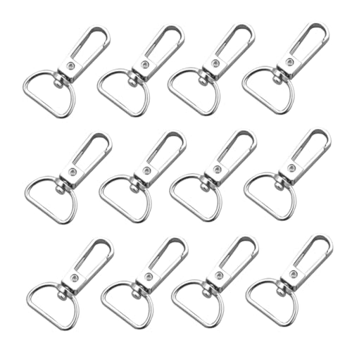 WEKAMOS 20 Stück Clips Karabinerhaken für DIY Schlüsselanhänger und Taschen Stabile Praktische Frühlingsverschlüsse für Handwerksprojekte und Accessoires WEKAMOS 20 Stück Clips Karabinerhaken für DIY Schlüsselanhänger und Taschen Stabile Praktische Frühlingsverschlüsse für Handwerksprojekte und Accessoires von WEKAMOS