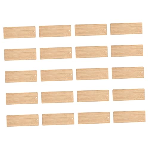 WEKAMOS 20 Stück DIY Bambus Lesezeichen Blanko Unfertige Holz Tags für Bastelprojekte für Personalisierte und Kreative Dekorationen WEKAMOS 20 Stück DIY Bambus Lesezeichen Blanko Unfertige Holz Tags für Bastelprojekte für Personalisierte und Kreative Dekorationen von WEKAMOS