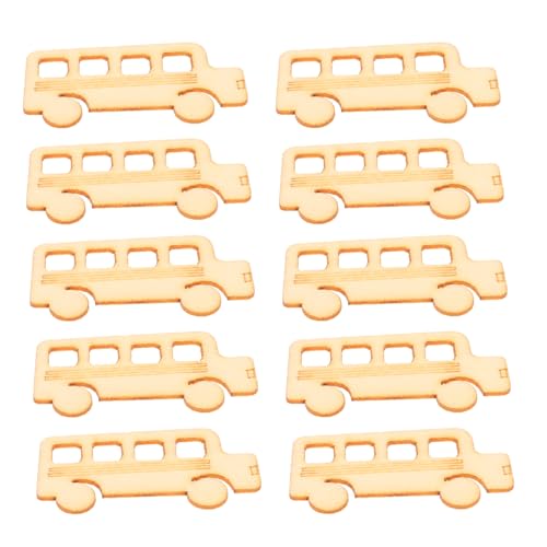WEKAMOS 20 Stück DIY Holzscheiben Busform Glatte Oberfläche Leichte Holzstücke für Bastelprojekte Kreative Holzverzierungen zum Bemalen Dekoration Zubehör WEKAMOS 20 Stück DIY Holzscheiben Busform Glatte Oberfläche Leichte Holzstücke für Bastelprojekte Kreative Holzverzierungen zum Bemalen Dekoration Zubehör von WEKAMOS