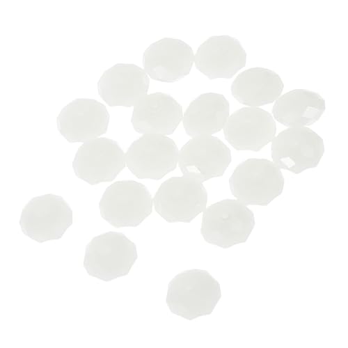 WEKAMOS 20 Stück Flache Perlen für Diy Schmuckherstellung Windspiele Suncatcher und Kreative Bastelprojekte Hochwertige Künstliche Kristallperlen WEKAMOS 20 Stück Flache Perlen für Diy Schmuckherstellung Windspiele Suncatcher und Kreative Bastelprojekte Hochwertige Künstliche Kristallperlen von WEKAMOS