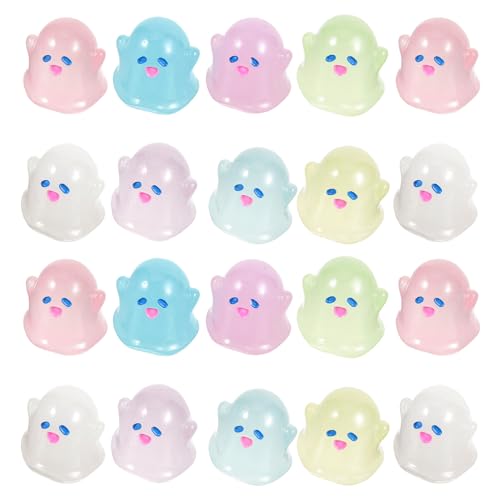 WEKAMOS 20 Stück Luminous Mini Geisterfiguren Teiliges für DIY Deko Leuchtende Halloween Dekoration Miniatur Gartenaccessoires Kreative Bastelideen für und Außendekoration WEKAMOS 20 Stück Luminous Mini Geisterfiguren Teiliges für DIY Deko Leuchtende Halloween Dekoration Miniatur Gartenaccessoires Kreative Bastelideen für und Außendekoration von WEKAMOS
