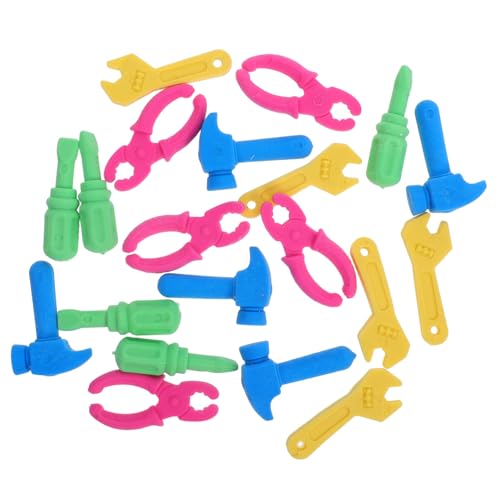 WEKAMOS 20 Stück Schraubenschlüssel-radiergummi Werkzeug Schatztruhe Für Kinderpreise Künstler Eraser Radiergummis Schulbedarf Japanische Briefpapier Mono -radiergummi Ohrenschützer von WEKAMOS