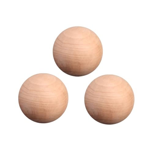 WEKAMOS 20 Stück Solide Holz Bastelkugeln Unbemalt Glatte Oberfläche DIY Holzperlen für Bastelprojekte Kinderparty Dekoration Natürliche Holzfarbe WEKAMOS 20 Stück Solide Holz Bastelkugeln Unbemalt Glatte Oberfläche DIY Holzperlen für Bastelprojekte Kinderparty Dekoration Natürliche Holzfarbe von WEKAMOS