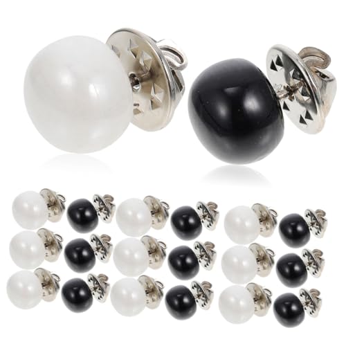 WEKAMOS 20 Stück Teiliges Druckknöpfe mit Perlenoptik Stabile Snap Fastener Schwarze und Weiße Knöpfe zum Selbermachen von Jacken und Blusen Platzsparend und Langlebig WEKAMOS 20 Stück Teiliges Druckknöpfe mit Perlenoptik Stabile Snap Fastener Schwarze und Weiße Knöpfe zum Selbermachen von Jacken und Blusen Platzsparend und Langlebig von WEKAMOS