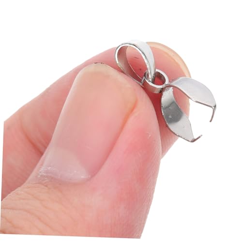 WEKAMOS 20 Stück Teiliges Edelstahl Kettenverschluss Clips für Schmuckherstellung Langlebige Quetschperlen Anhängerverbinder Rostfrei Silberfarben Mittlere DIY Halsketten und Armbänder WEKAMOS 20 Stück Teiliges Edelstahl Kettenverschluss Clips für Schmuckherstellung Langlebige Quetschperlen Anhängerverbinder Rostfrei Silberfarben Mittlere DIY Halsketten und Armbänder von WEKAMOS