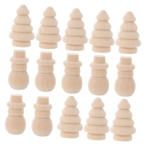 WEKAMOS 20 Stück Teiliges Holz Dekorationen Weihnachtsbaum Schneemann DIY Bemalbar Kinderfreundlich Leichte Holzfiguren für Kreative Weihnachtsdeko Innen Festliche Handwerksidee WEKAMOS 20 Stück Teiliges Holz Dekorationen Weihnachtsbaum Schneemann DIY Bemalbar Kinderfreundlich Leichte Holzfiguren für Kreative Weihnachtsdeko Innen Festliche Handwerksidee von WEKAMOS
