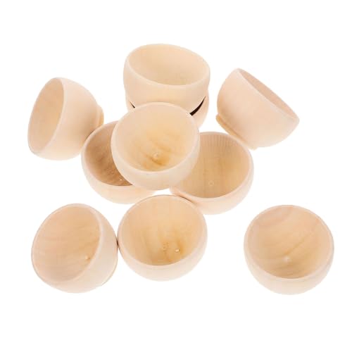WEKAMOS 20 Stück Teiliges Kleine Unbehandelte Holzschalen zum Basteln Natürliche DIY holzschälchen für Kreative Farbgestaltung für Schule Partydekoration und Handwerksprojekte WEKAMOS 20 Stück Teiliges Kleine Unbehandelte Holzschalen zum Basteln Natürliche DIY holzschälchen für Kreative Farbgestaltung für Schule Partydekoration und Handwerksprojekte von WEKAMOS