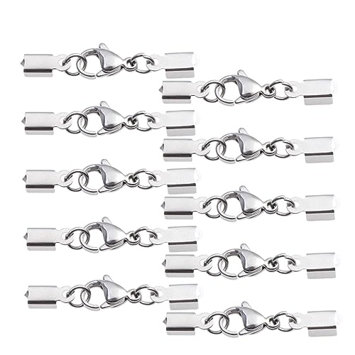 WEKAMOS 20 Stück Teiliges Lobster Clasp Schmuckverschluss für DIY Armbänder Ohrringe mit Eleganter Elektroplattierung und Hoher Haltbarkeit für Schmuckherstellung und Reparatur von WEKAMOS