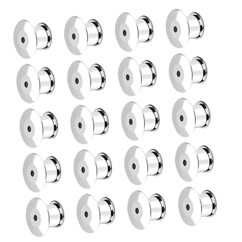 WEKAMOS 20 Stück Teiliges Locking Pin Backs Abnehmbare Sicherheitsverschlüsse für Namensschilder Broschen und Bastelarbeiten Einfach zu Handhaben und Sicher zu Verwenden WEKAMOS 20 Stück Teiliges Locking Pin Backs Abnehmbare Sicherheitsverschlüsse für Namensschilder Broschen und Bastelarbeiten Einfach zu Handhaben und Sicher zu Verwenden von WEKAMOS