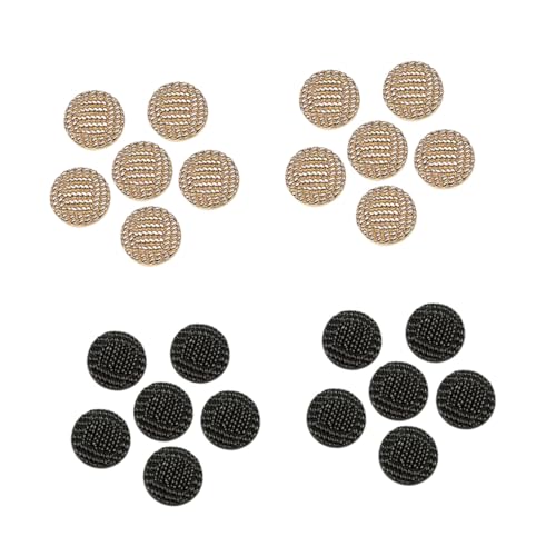 WEKAMOS 20 Stück Teiliges Metallknopf Unisex Runde Knöpfe Nähknöpfe für Anzüge Mäntel Blazer Stabile Befestigung für DIY Kleidung und Basteln WEKAMOS 20 Stück Teiliges Metallknopf Unisex Runde Knöpfe Nähknöpfe für Anzüge Mäntel Blazer Stabile Befestigung für DIY Kleidung und Basteln von WEKAMOS