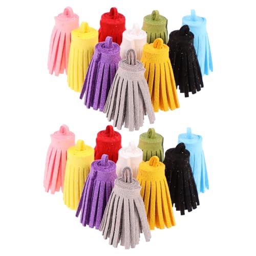 WEKAMOS 20 Stück Teiliges Quasten Bunte Troddeln für Ohrring deko und DIY Schmuckherstellung Weiche Bastelquasten für Handyhüllen und Taschen Langlebiges Zubehör für Kreative WEKAMOS 20 Stück Teiliges Quasten Bunte Troddeln für Ohrring deko und DIY Schmuckherstellung Weiche Bastelquasten für Handyhüllen und Taschen Langlebiges Zubehör für Kreative von WEKAMOS
