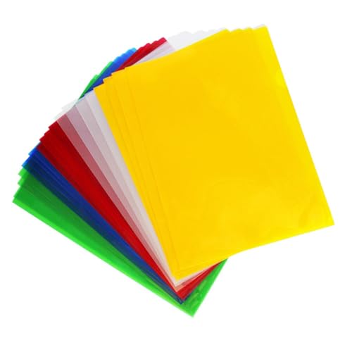 WEKAMOS 20 Stück Teiliges Transparentes Dokumentenmappe aus Hochwertigem Form Praktische Ordner für Büro Schule und Zuhause Farblich Sortiert Effizienter Papierorganizer Zufällige Farbe WEKAMOS 20 Stück Teiliges Transparentes Dokumentenmappe aus Hochwertigem Form Praktische Ordner für Büro Schule und Zuhause Farblich Sortiert Effizienter Papierorganizer Zufällige Farbe von WEKAMOS
