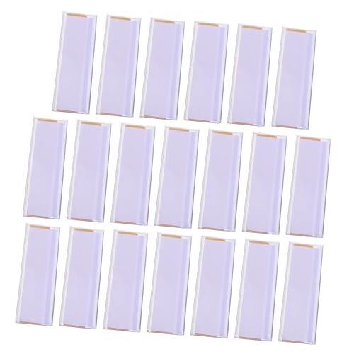 WEKAMOS 20 Stück Transparente Etikettenhalter Aus Pvc, Selbstklebend, Zur Einfachen Anwendung Für Preisschilder Im Supermarkt, Büro, Akten, Bibliothek, Regaletiketten, Aufbewahrung Zu WEKAMOS 20 Stück Transparente Etikettenhalter Aus Pvc, Selbstklebend, Zur Einfachen Anwendung Für Preisschilder Im Supermarkt, Büro, Akten, Bibliothek, Regaletiketten, Aufbewahrung Zu von WEKAMOS