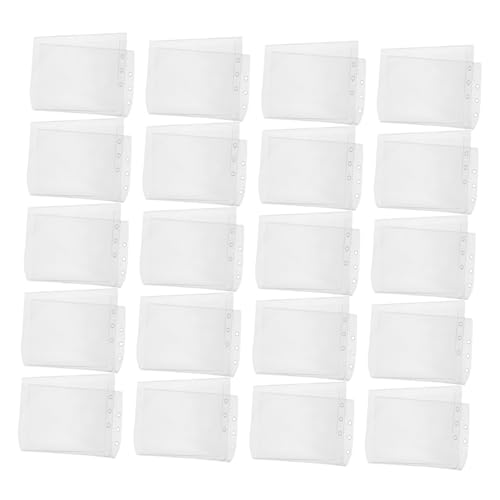 WEKAMOS 20 Stück Transparente PVC Dokumententaschen für Ringordner Format Zwei Fächer Budget Organizer für Büro Schule und Notizbuch Klar Sichtbare Aufbewahrungslösung WEKAMOS 20 Stück Transparente PVC Dokumententaschen für Ringordner Format Zwei Fächer Budget Organizer für Büro Schule und Notizbuch Klar Sichtbare Aufbewahrungslösung von WEKAMOS