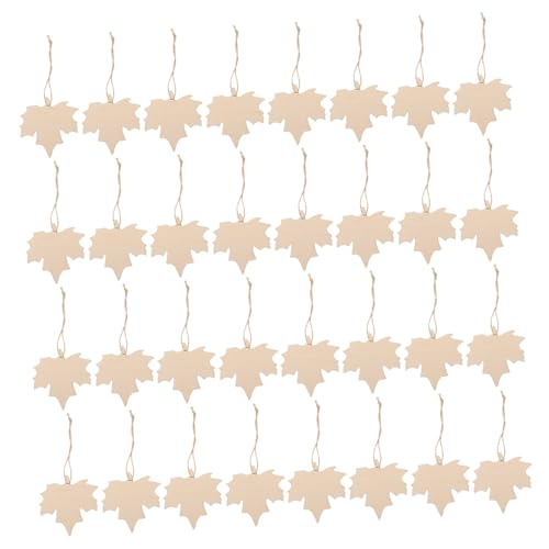 WEKAMOS 200 Stück Ahornblatt Holzanhänger Unbehandelte Ahornblatt Holzanhänger für Herbstdeko DIY Basteln Thanksgiving Party und Klassenzimmerdekoration WEKAMOS 200 Stück Ahornblatt Holzanhänger Unbehandelte Ahornblatt Holzanhänger für Herbstdeko DIY Basteln Thanksgiving Party und Klassenzimmerdekoration von WEKAMOS