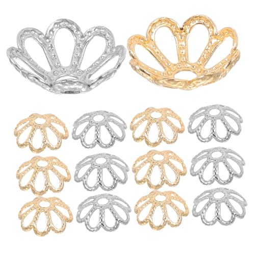 WEKAMOS 200 Stück Blütenperlen Kappen mit Spacer Funktion Metall Schmuckperlen Deckel für DIY Armbänder Halsketten Schmuckzubehör für Stabile Dekorative Schmuckgestaltung WEKAMOS 200 Stück Blütenperlen Kappen mit Spacer Funktion Metall Schmuckperlen Deckel für DIY Armbänder Halsketten Schmuckzubehör für Stabile Dekorative Schmuckgestaltung von WEKAMOS