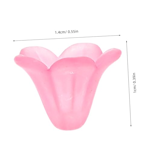 WEKAMOS 200 Stück Bunte Acryl Blütenperlen Kappen Frosted Glocken Tulpen Form Spacer Perlen für Schmuckherstellung Damen DIY Basteln WEKAMOS 200 Stück Bunte Acryl Blütenperlen Kappen Frosted Glocken Tulpen Form Spacer Perlen für Schmuckherstellung Damen DIY Basteln von WEKAMOS