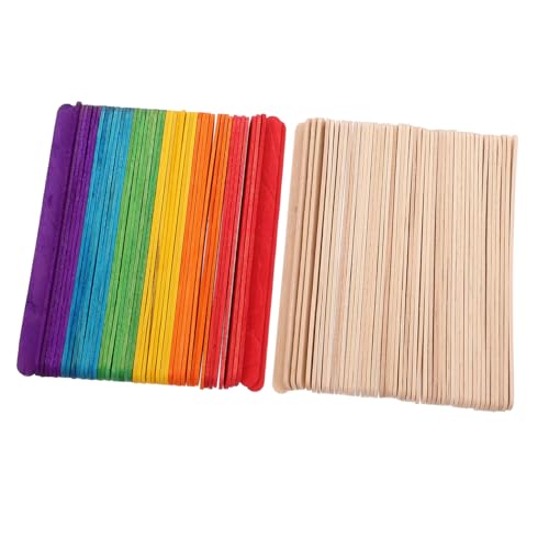 WEKAMOS 200 Stück Bunte Holzcraft Sticks Eisstiele für Diy Bastelarbeiten und Kunstprojekte Langlebig und Kindgerecht für Kreative Bastelideen und Klassenzimmerbedarf WEKAMOS 200 Stück Bunte Holzcraft Sticks Eisstiele für Diy Bastelarbeiten und Kunstprojekte Langlebig und Kindgerecht für Kreative Bastelideen und Klassenzimmerbedarf von WEKAMOS