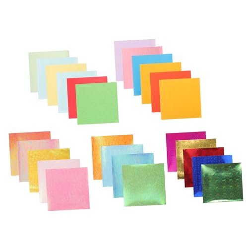 WEKAMOS 200 Stück Buntes Origami papier Glänzend Bedruckbar DIY Bastelpapier für Erwachsene Doppelseitiges Strukturpapier für Handwerk Scrapbooking Geschenkdekoration WEKAMOS 200 Stück Buntes Origami papier Glänzend Bedruckbar DIY Bastelpapier für Erwachsene Doppelseitiges Strukturpapier für Handwerk Scrapbooking Geschenkdekoration von WEKAMOS