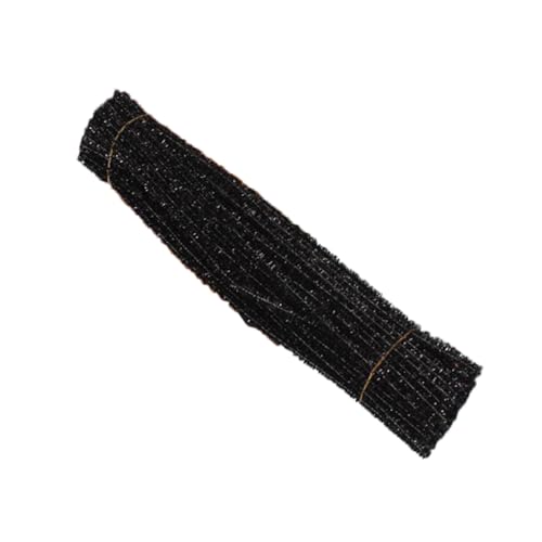 WEKAMOS 200 Stück DIY Glitzer Sticks Schwarz Bastelmaterial für Pfeifenreiniger Chenilledraht Weihnachtsdeko Party Favors Kreative Handarbeit Zubehör WEKAMOS 200 Stück DIY Glitzer Sticks Schwarz Bastelmaterial für Pfeifenreiniger Chenilledraht Weihnachtsdeko Party Favors Kreative Handarbeit Zubehör von WEKAMOS