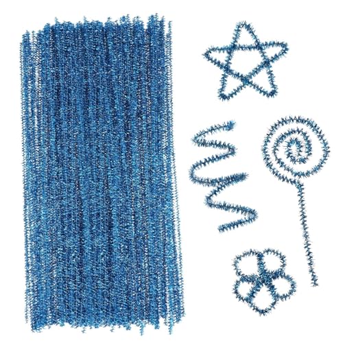 WEKAMOS 200 Stück DIY Glitzer Twisted Stems Bastelstangen in Hellblau Flexible Bastelmaterialien für Kinderhandwerk Weihnachtsbaumschmuck und Kreative Dekorationen Leicht und Langlebig WEKAMOS 200 Stück DIY Glitzer Twisted Stems Bastelstangen in Hellblau Flexible Bastelmaterialien für Kinderhandwerk Weihnachtsbaumschmuck und Kreative Dekorationen Leicht und Langlebig von WEKAMOS