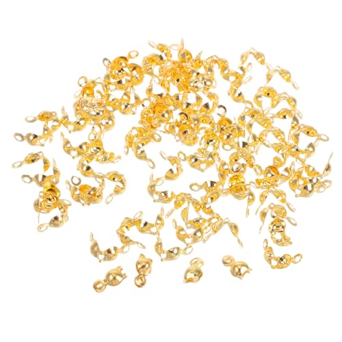 WEKAMOS 200 Stück Endkappen für DIY Schmuckherstellung Quetschperlen und Knotenabdeckungen für Armbänder und Ohrringe und Tragbar für Kreative Projekte WEKAMOS 200 Stück Endkappen für DIY Schmuckherstellung Quetschperlen und Knotenabdeckungen für Armbänder und Ohrringe und Tragbar für Kreative Projekte von WEKAMOS