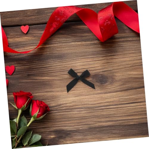 WEKAMOS 200 Stück Mini Satinband Schleifen Schwarz Vielseitige Bastelschleifen für Diy Dekoration Hochzeit Geburtstag Tortendeko Stabile Formbeständige Schleifen für Geschenkverpackungen WEKAMOS 200 Stück Mini Satinband Schleifen Schwarz Vielseitige Bastelschleifen für Diy Dekoration Hochzeit Geburtstag Tortendeko Stabile Formbeständige Schleifen für Geschenkverpackungen von WEKAMOS