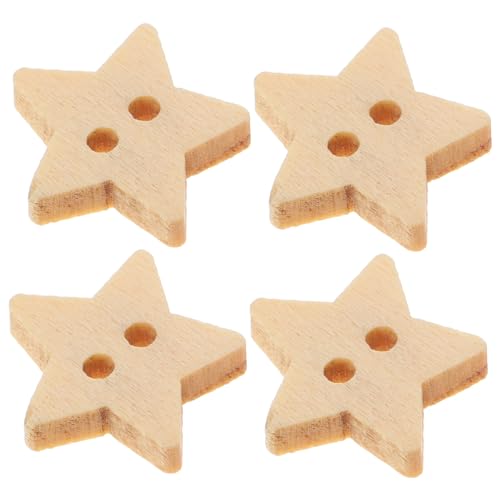 WEKAMOS 200 Stück Natürliche Holzknöpfe Sternform mit Löchern Umweltfreundliche Sternknöpfe zum Basteln Nähen Scrapbooking und DIY Dekoration WEKAMOS 200 Stück Natürliche Holzknöpfe Sternform mit Löchern Umweltfreundliche Sternknöpfe zum Basteln Nähen Scrapbooking und DIY Dekoration von WEKAMOS