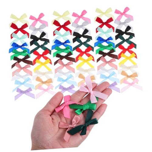 WEKAMOS 200 Stück Satinband Schleifen Bunt Handgebunden Kleine Dekorationen für DIY Bastelprojekte Hochzeit Weihnachten Party Verzierung WEKAMOS 200 Stück Satinband Schleifen Bunt Handgebunden Kleine Dekorationen für DIY Bastelprojekte Hochzeit Weihnachten Party Verzierung von WEKAMOS