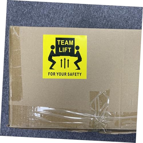 WEKAMOS 200 Stück Team Lift Warnaufkleber Stark Haftende Klebeetiketten für Schwere Lasten Wetterfest für Lager Versand Innen und Außen Geeignet WEKAMOS 200 Stück Team Lift Warnaufkleber Stark Haftende Klebeetiketten für Schwere Lasten Wetterfest für Lager Versand Innen und Außen Geeignet von WEKAMOS