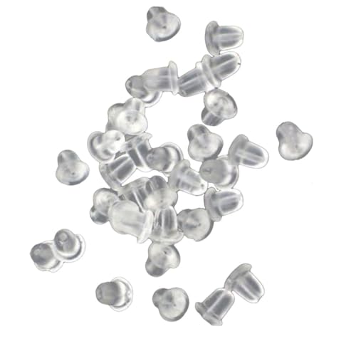 WEKAMOS 200 Stück Transparente Plastik ohrstecker verschlüsse Leichte und Langlebige Ohrring stopper Ergonomisch Gestaltet für Sicheren Sitz und Schutz Ihrer Ohrstecker für Schmuckzubehör WEKAMOS 200 Stück Transparente Plastik ohrstecker verschlüsse Leichte und Langlebige Ohrring stopper Ergonomisch Gestaltet für Sicheren Sitz und Schutz Ihrer Ohrstecker für Schmuckzubehör von WEKAMOS